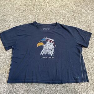 Life is Good Crop Top